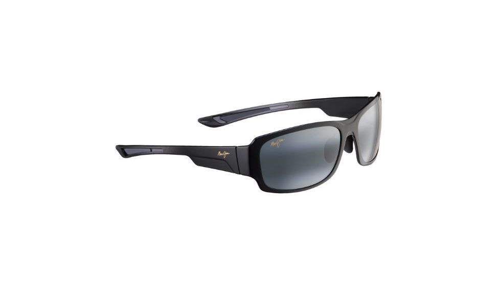 Maui Jim Bamboo Forest Sunglasses - Gloss Black Fade Frame and Neutral Grey Lens 415-02J