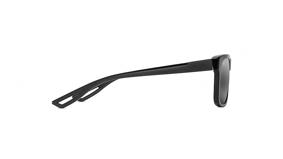 Maui Jim Chee Hoo! Polarized Classic  Sunglasses,Gloss Black,Neutral Grey Lens 765-02