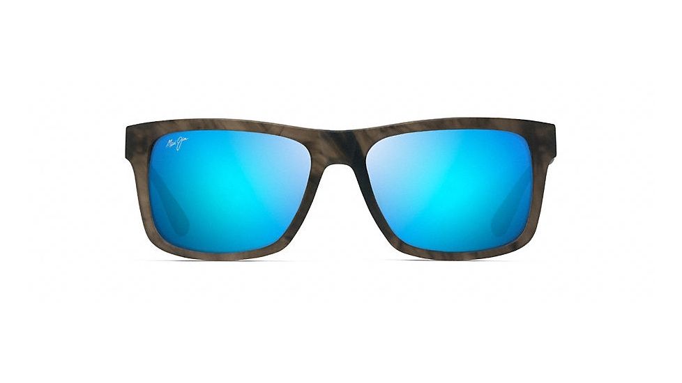 Maui Jim Chee Hoo! Polarized Classic  Sunglasses,Stormy Grey,Blue Hawaii Lens B765-14B