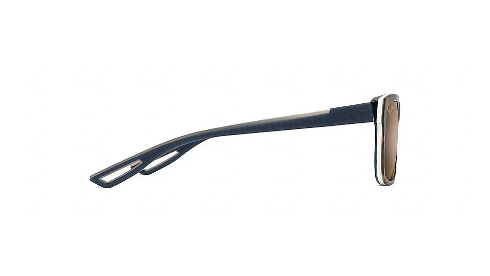 Maui Jim Chee Hoo! Polarized Classic  Sunglasses,Tortoise with White and Blue,HCL Bronze Lens H765-57