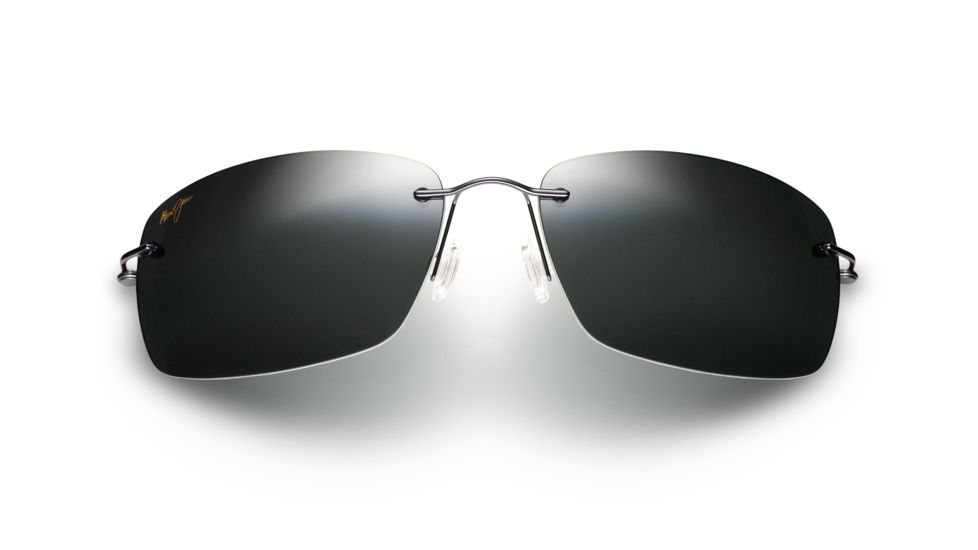 Maui Jim Frigate Sunglasses, Neutral Grey, Gunmetal Blue with Black Sleeve 716-06