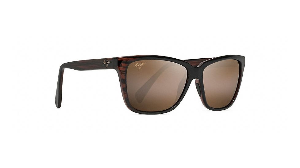 Maui Jim Jacaranda Fashion  Sunglasses,Brown Stripe,HCL Bronze Lens H763-26S