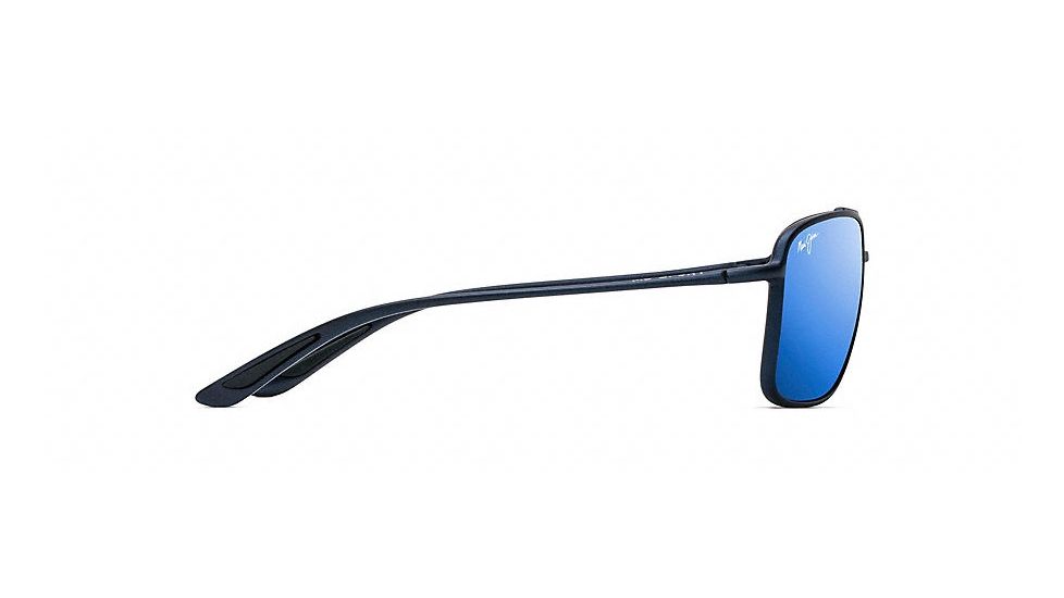 Maui Jim Kaupo Gap Polarized Aviator  Sunglasses,Matte Blue,Blue Hawaii Lens B437-03M