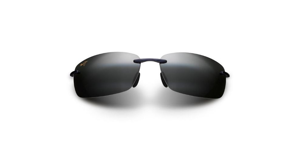 Maui Jim Kumu Sunglasses, Blue Frame, Neutral Grey Lens, Polarized, 724-06