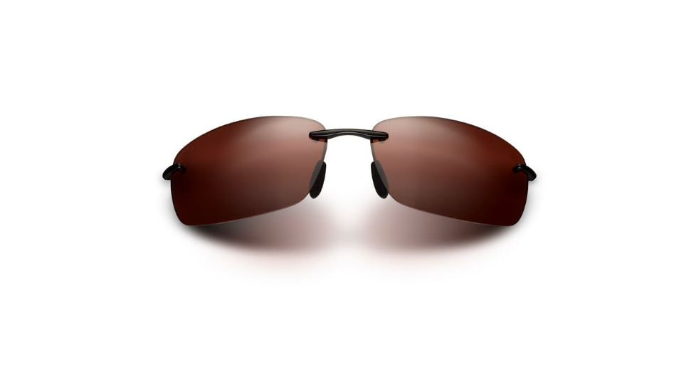 Maui Jim Kumu Sunglasses, Gloss Black Frame, Maui Rose Lens, Polarized, R724-02