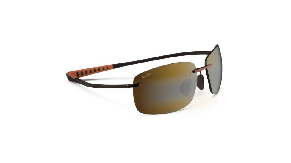 Maui Jim Kumu Sunglasses, Metallic Gloss Copper Frame, HCL Bronze Lens, Polarized, H724-23