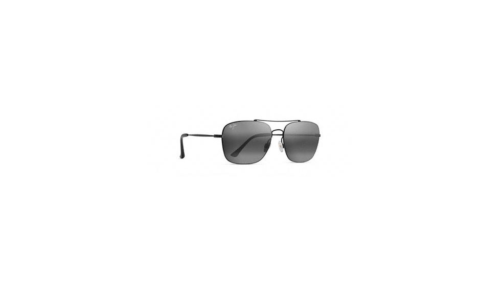 Maui Jim Lava Tube Sunglasses,Matte Black,Neutral Grey Lens, 786-2M
