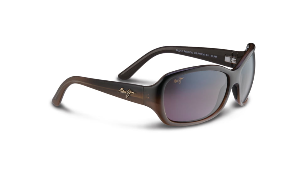 Maui Jim Pearl City Sunglasses, Chocolate Fade, Maui Rose Lenses, Chocolate Fade RS214-01A