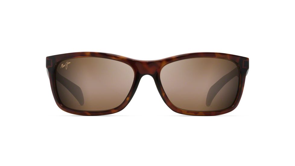 Maui Jim Puhi Polarized Square Sunglasses, Tortoise Frame, HCL Bronze Lens, Tortoise H785-10