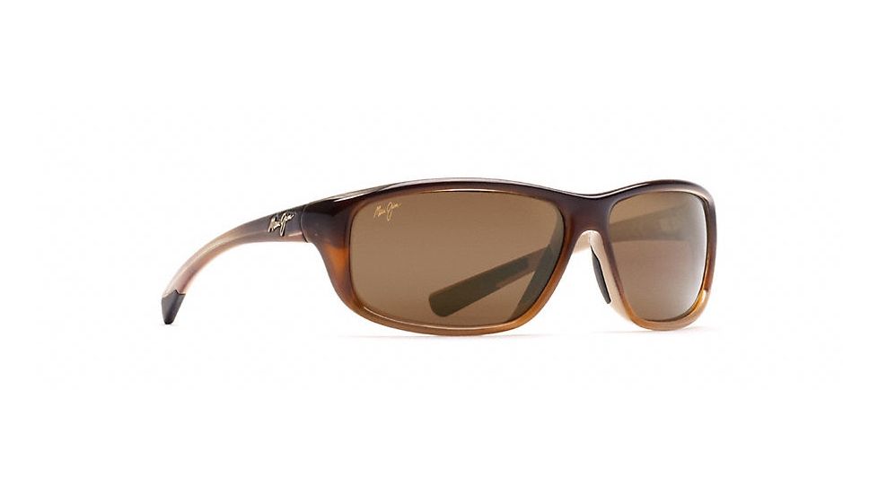 Maui Jim Spartan Reef Polarized Wrap  Sunglasses,Redfish,HCL Bronze Lens H278-70