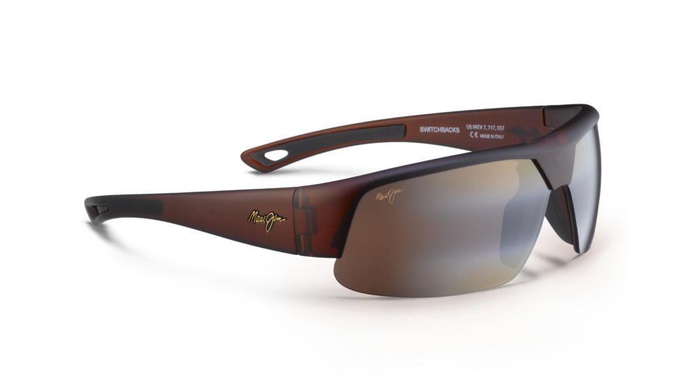 Maui Jim Switchbacks Sunglasses - Matte Rootbeer Frame and HCL Bronze Lens H523-26M