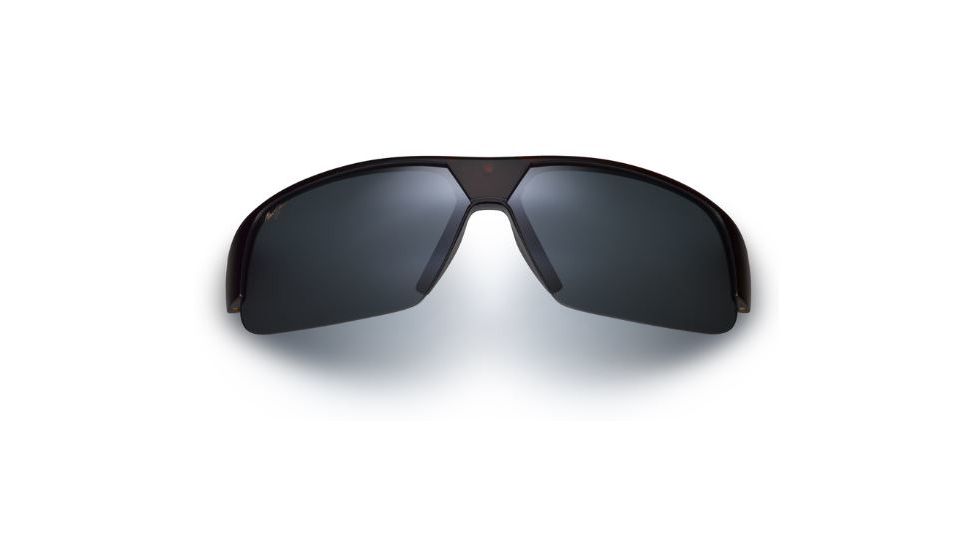 Maui Jim Switchbacks Sunglasses - Matte Black Rubber Frame and Neutral Grey Lens 523-02MR
