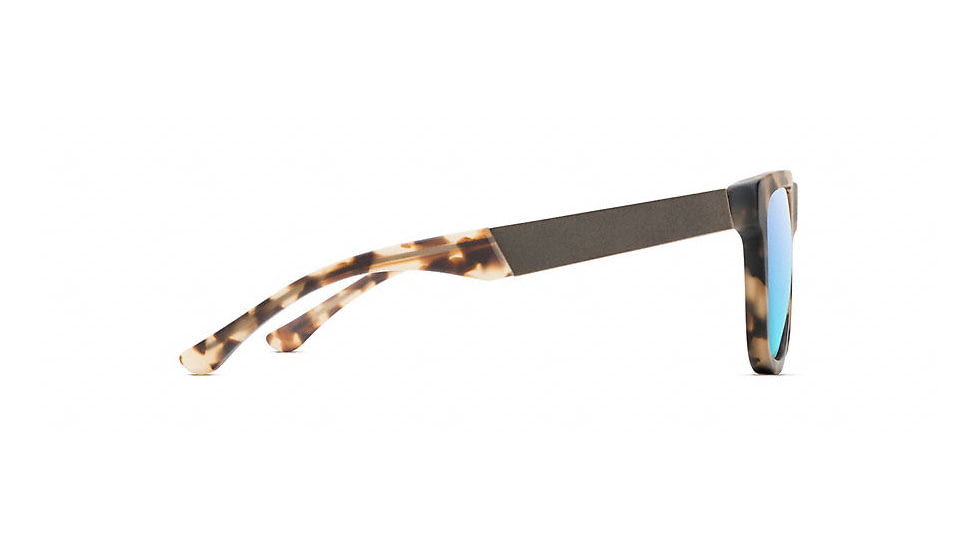 Maui Jim Talk Story Polarized Classic  Sunglasses,Matte Tokyo Tortoise,Blue Hawaii Lens B779-10M