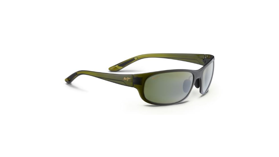 Maui Jim Twin Falls Sunglasses - Olive Fade Frame,Polarized Maui HT Lens HT417-15F