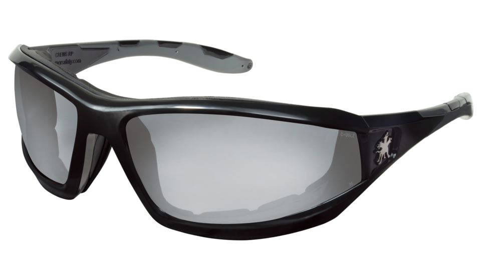 MCR Safety Swagger RP2 Series Safety Glasses, MAX36 Anti-Fog / Anti-Scratch Coating, Foam Lined Lenses, I/O Clear Mirror, One Size, RP219DC
