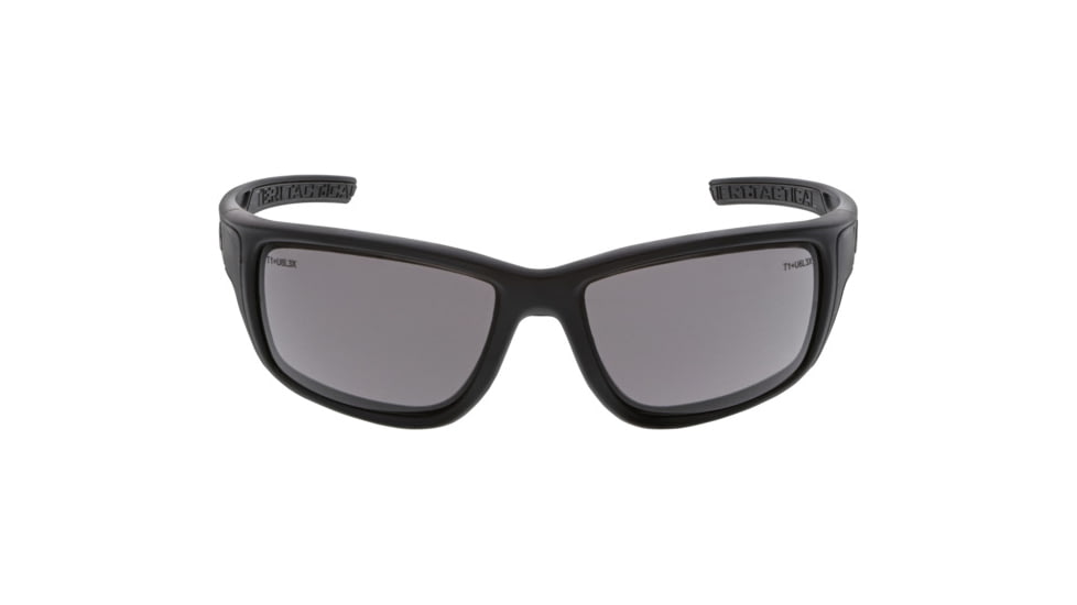 MCR Safety Tier1 T124 Tactical Gear Safety Glasses, Matte Black Frame, Gray MAX6 Superior Anti-Fog Lens, One Size, T12412P