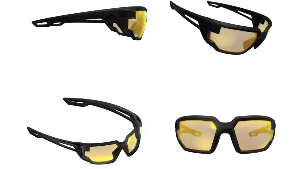 Mechanix Wear Vision Type-X Safety Glasses, Black/Black, One Size, VXF-30AF-BU