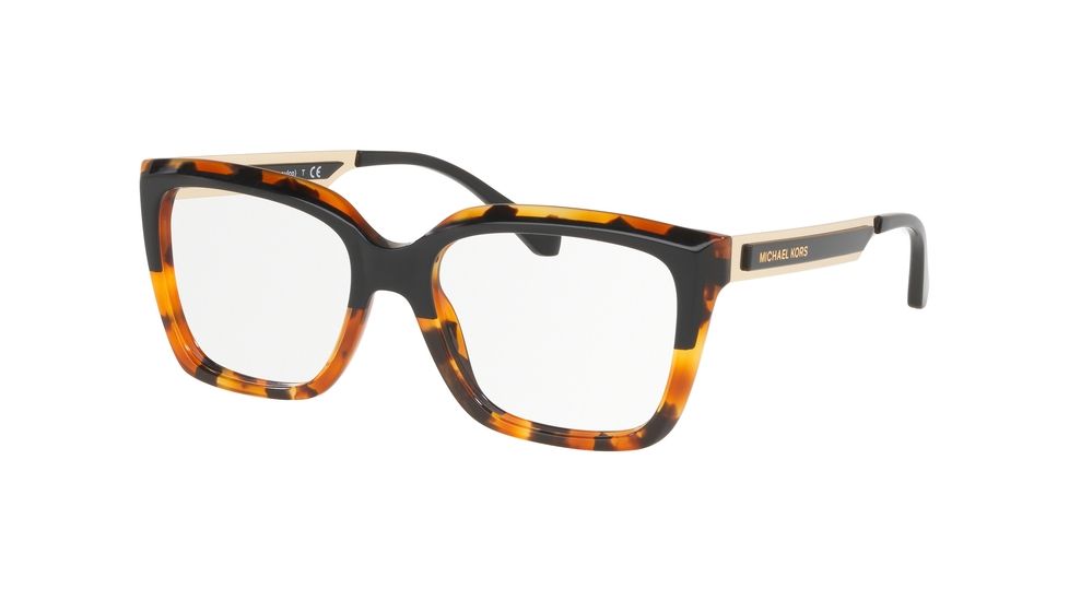 Michael Kors ACAPULCO MK4068 Bifocal Prescription Eyeglasses, 51mm, Block Black Tortoise, MK4068-3021-51-BI