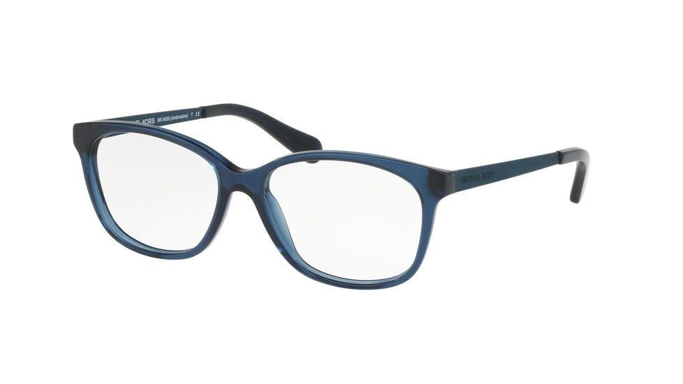 Michael Kors AMBROSINE MK4035 Single Vision Prescription Eyeglasses 3199-53 - Navy Frame
