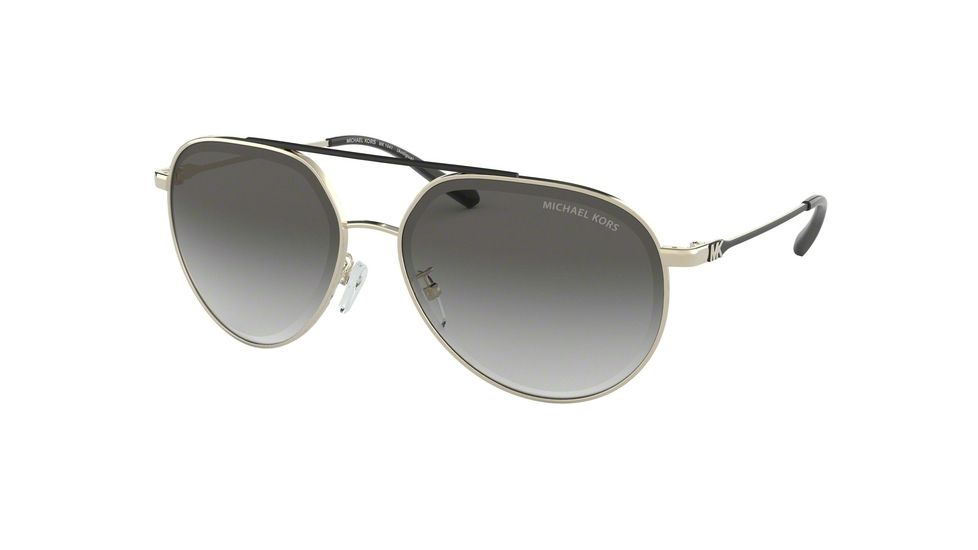 Michael Kors ANTIGUA MK1041 Bifocal Prescription Sunglasses, 60mm, Shiny Pale Gold, MK1041-101411-60-BI