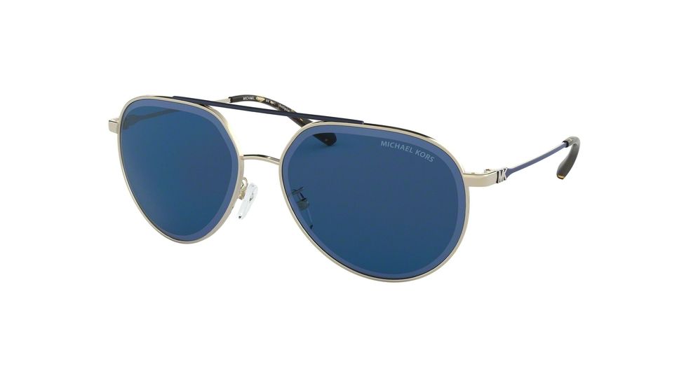 Michael Kors ANTIGUA MK1041 Bifocal Prescription Sunglasses, 60mm, Shiny Pale Gold, MK1041-101480-60-BI