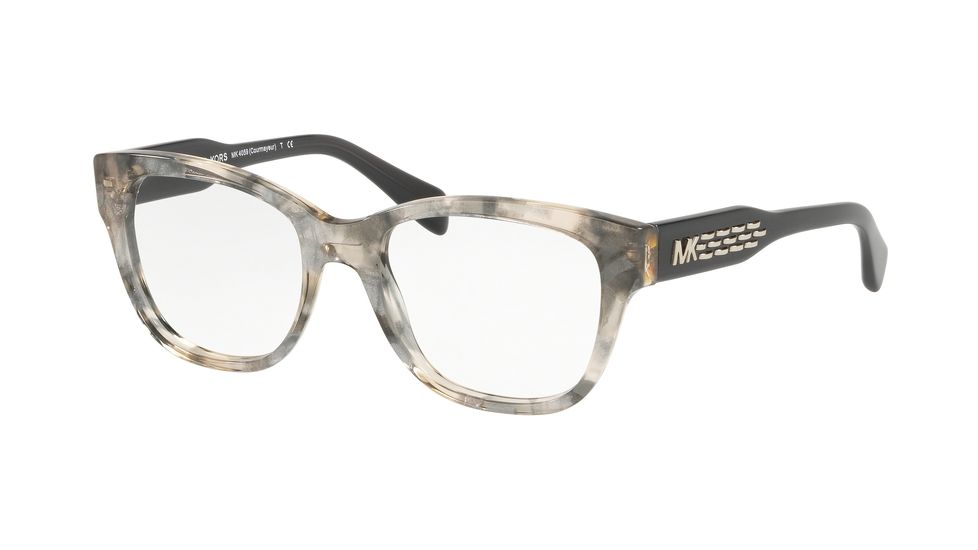 Michael Kors COURMAYEUR MK4059 Eyeglass Frames 3341-52 - Pink Silver Flakes