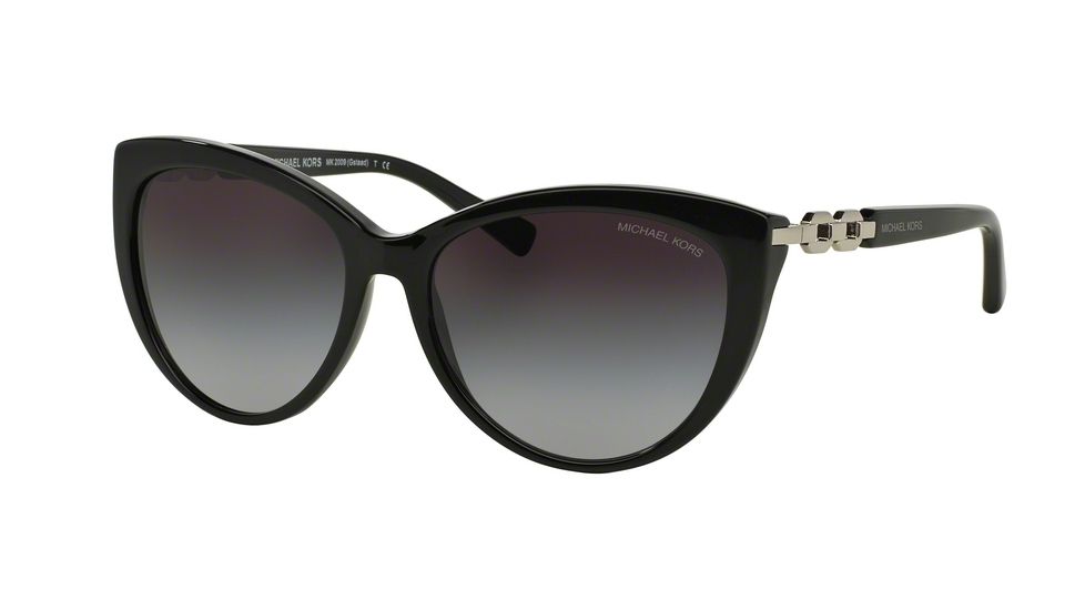 Michael Kors GSTAAD MK2009 Bifocal Prescription Sunglasses MK2009-300511-56 - Lens Diameter 56 mm, Frame Color Black