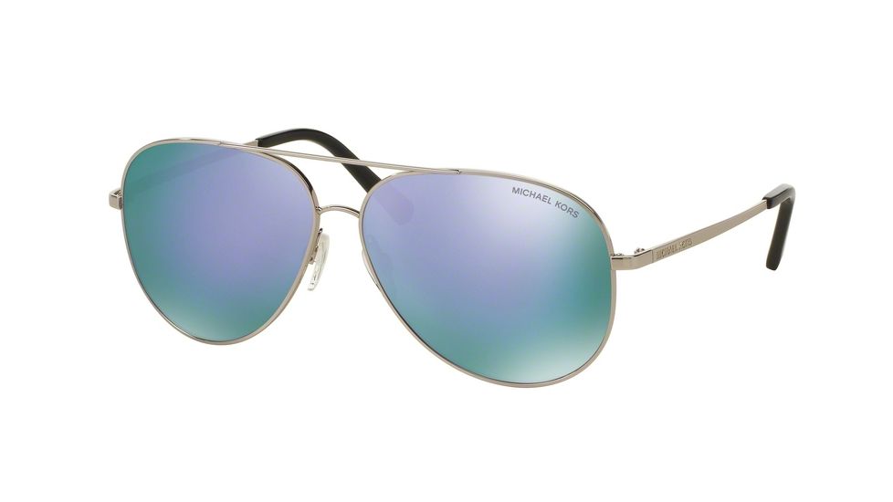 Michael Kors KENDALL MK5016 Single Vision Prescription Sunglasses MK5016-10013R-60 - Lens Diameter 60 mm, Frame Color Silver