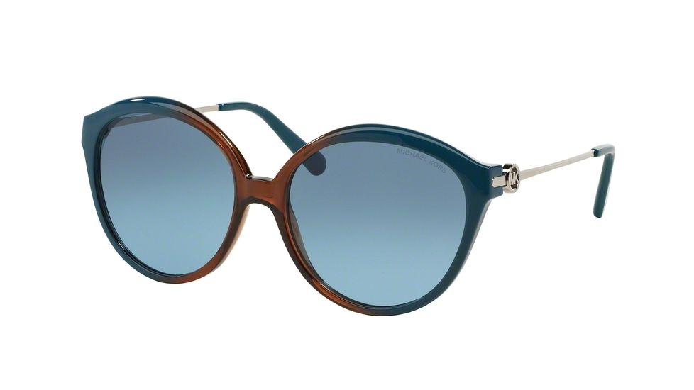 Michael Kors MYKONOS MK6005 Bifocal Prescription Sunglasses MK6005-300717-58 - Lens Diameter 58 mm, Frame Color Brown/Blue Ombre