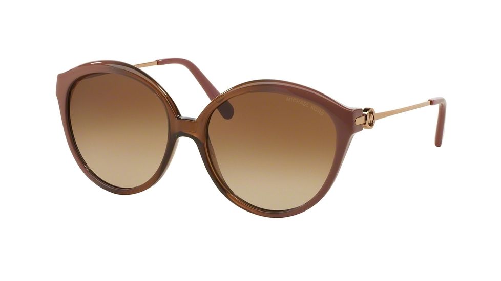Michael Kors MYKONOS MK6005 Bifocal Prescription Sunglasses MK6005-300813-58 - Lens Diameter 58 mm, Frame Color Brown/Rio Coral Ombre
