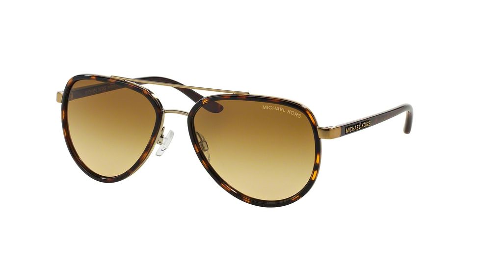 Michael Kors PLAYA NORTE MK5006 Progressive Prescription Sunglasses MK5006-10342L-57 - Lens Diameter 57 mm, Frame Color Tortoise / Gold