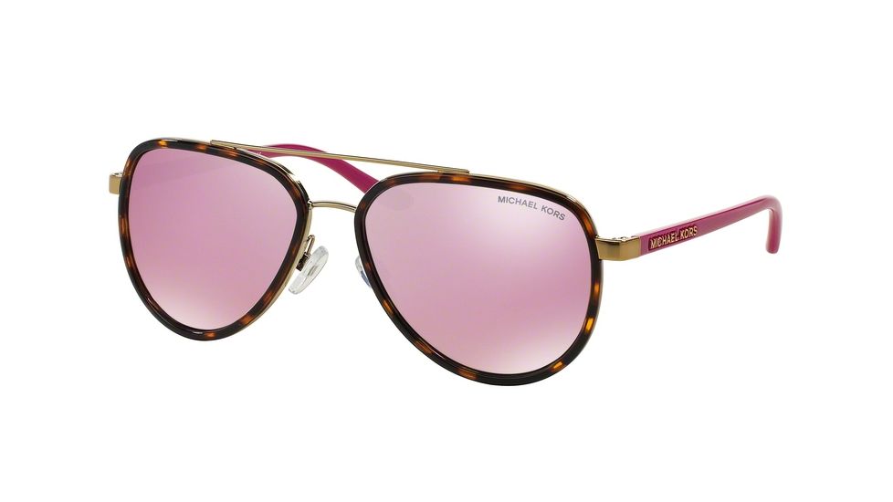 Michael Kors PLAYA NORTE MK5006 Progressive Prescription Sunglasses MK5006-10357V-57 - Lens Diameter 57 mm, Frame Color Tortoise / Gold