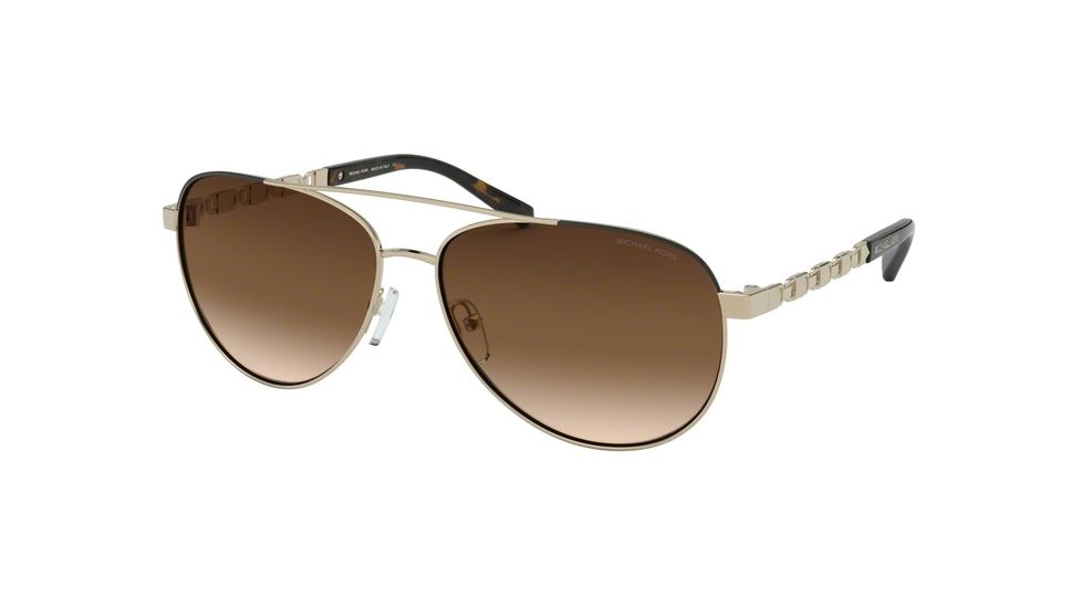 Michael Kors SAN JUAN MK1047 Bifocal Prescription Sunglasses, 59mm, Light Gold, MK1047-101413-59-BI