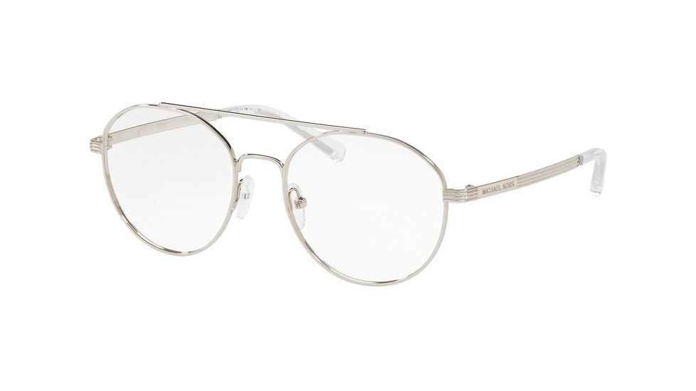 Michael Kors ST. BARTS MK3024 Prescription Eyeglasses, 52mm, Silver, MK3024-1153-52-SV