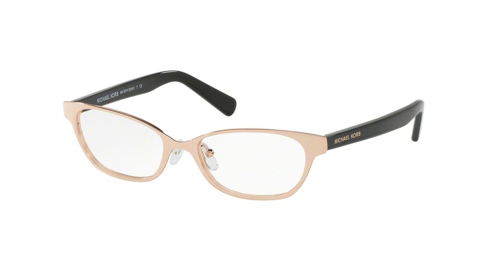 Michael Kors SYBIL MK3014 Bifocal Prescription Eyeglasses 1152-50 - Rose Gold Frame
