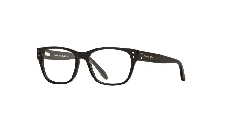Michael Stars MS Artsy Girl SEMS ARTS00 Single Vision Prescription Eyeglasses - Black SEMS ARTS005235 BK
