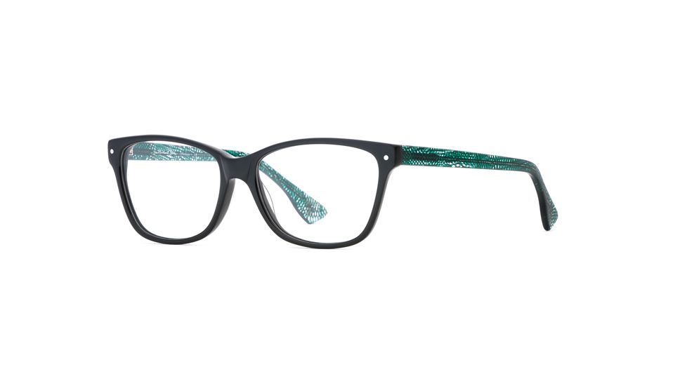 Michael Stars MS Effortless SEMS EFFO00 Single Vision Prescription Eyeglasses - Blissful Black SEMS EFFO005235 BK