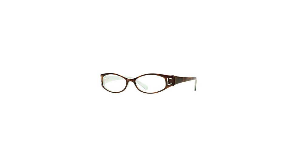 Michael Stars MS Glimpse SEMS GLIM00 Single Vision Prescription Eyewear - Tort Aqua SEMS GLIM005235 TO