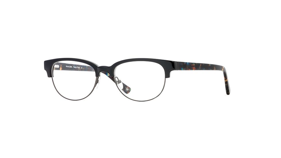 Michael Stars MS Pretty &amp; Posh SEMS PRET00 Bifocal Prescription Eyeglasses - Onyx SEMS PRET005135 BK