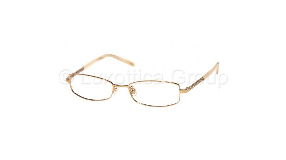 Miu Miu MU59EV SV Prescription Eyeglasses - Shiny Brass Demo Lens Frame / 50 mm Prescription Lenses, 7OE1O1-5016