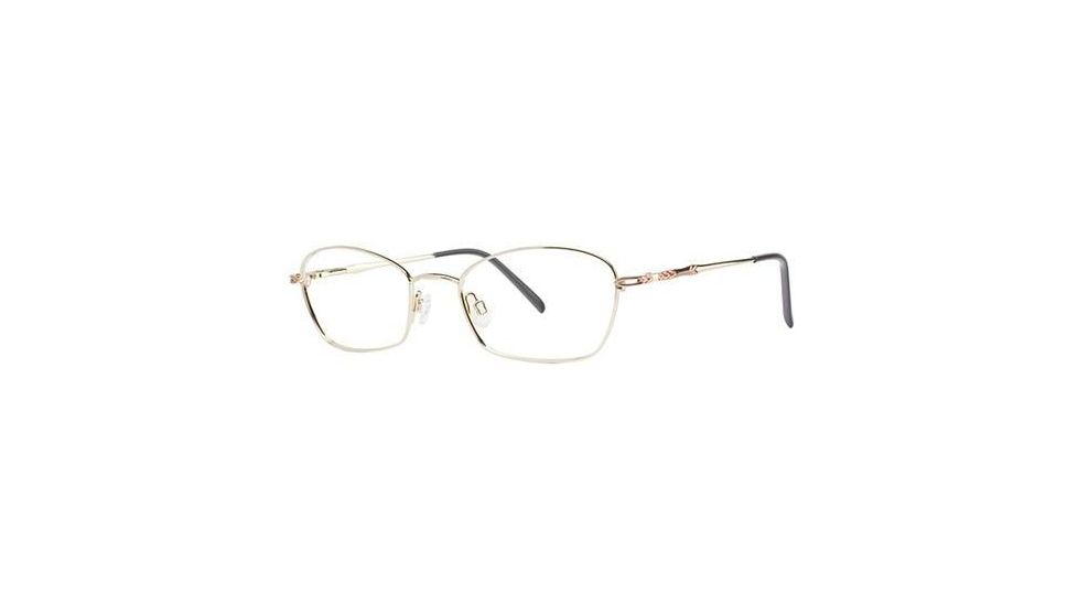 Moderato 211 Bifocal Prescription Eyeglasses - Frame Gold, Size 52/19mm MDMODERATO21101