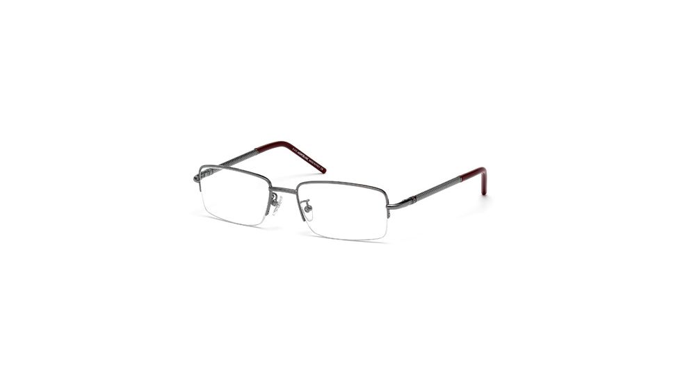 Mont Blanc MB0440 Eyeglass Frames - Shiny Gun Metal Frame Color