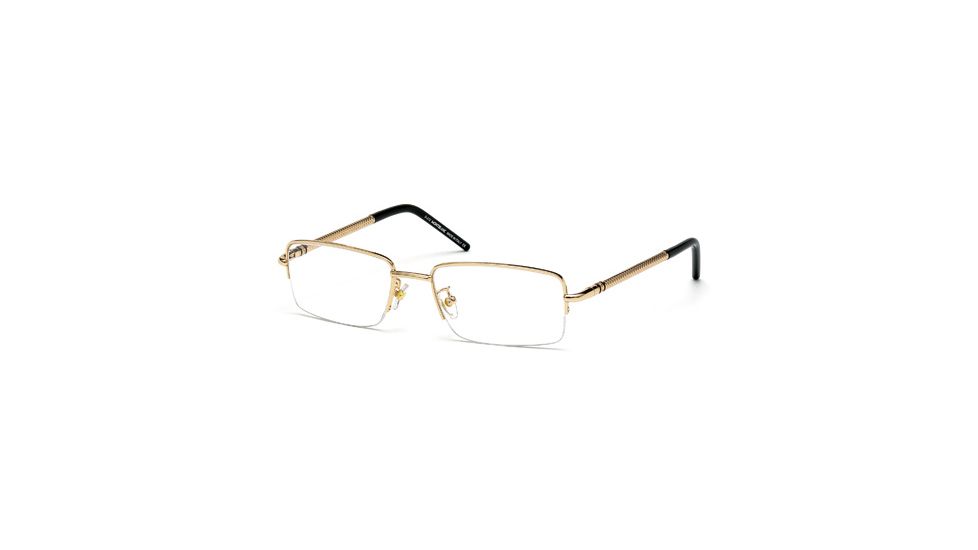 Mont Blanc MB0440 Eyeglass Frames - Shiny Rose Gold Frame Color