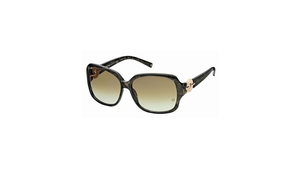 Mont Blanc MB356S Sunglasses - Dark Green Frame Color