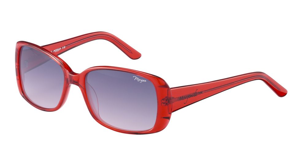 Morgan 207158 Sunglasses, Red Frame, Aubergine Gradient Lens-207158-6592