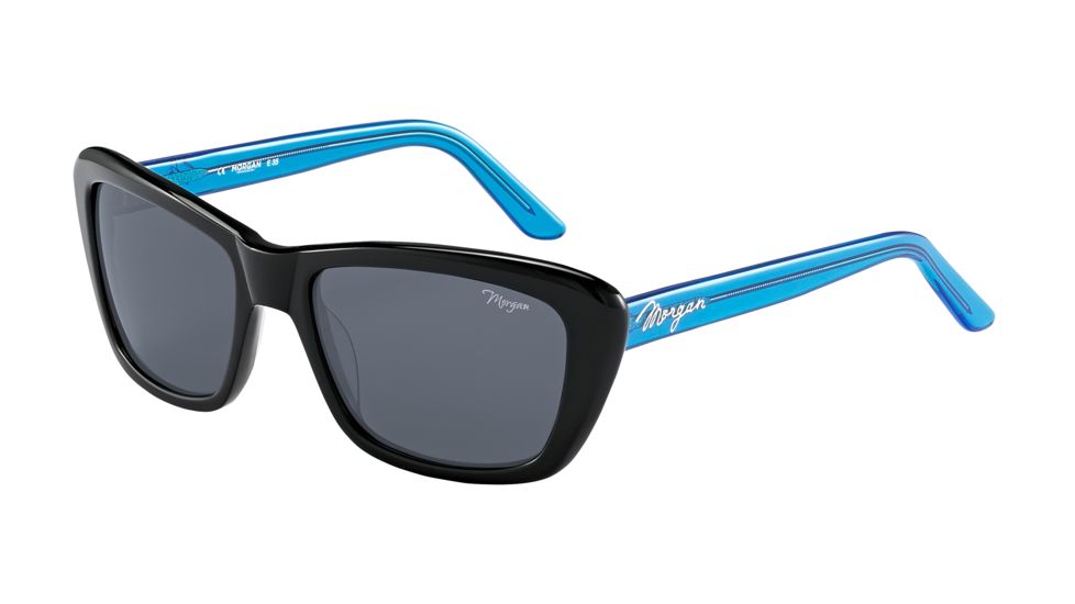 Morgan 207163 Sunglasses, Blue Frame, Black Lens-207163-8840