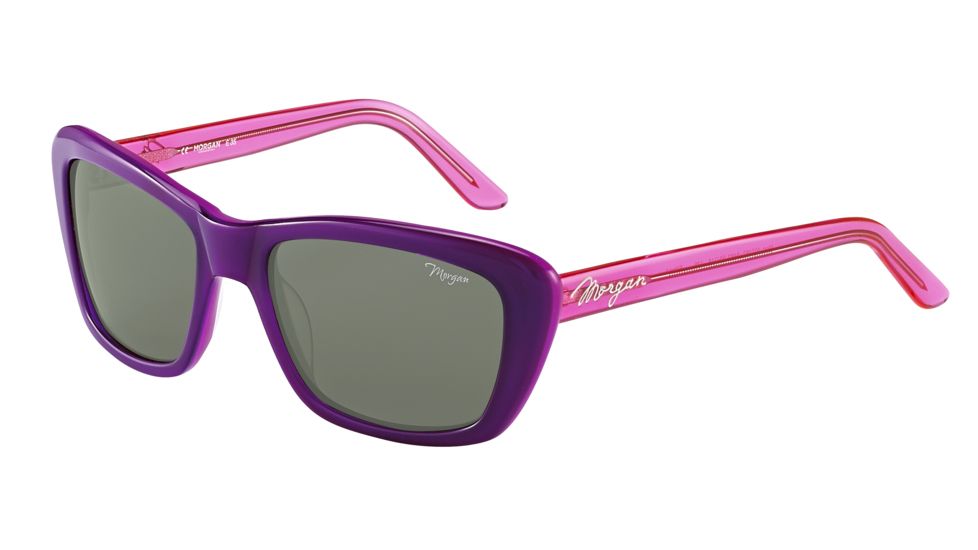Morgan 207163 Sunglasses, Yellow Frame, Black Lens-207163-6482