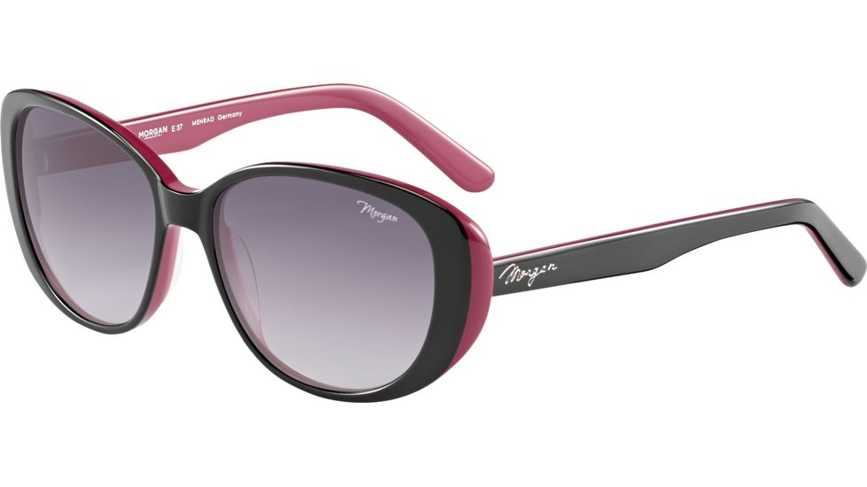 Morgan 207179 Sunglasses, Black Violet Frame, Grey Gradient Lens, 207179-6928