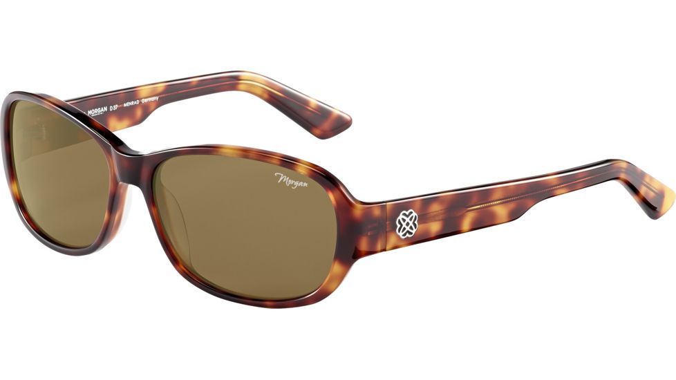 Morgan 207182 Single Vision Prescription Sunglasses, Brown Havana Frame, 207182-4103SV