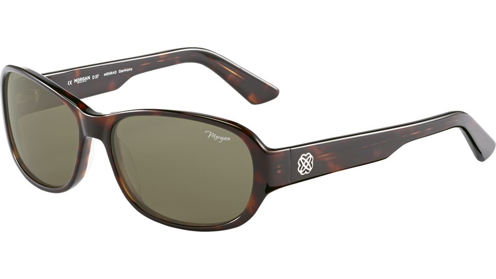 Morgan 207182 Single Vision Prescription Sunglasses, Dark Brown Havana Frame, 207182-8940SV